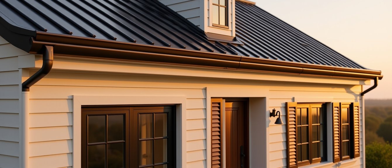 choose complementary gutter colors