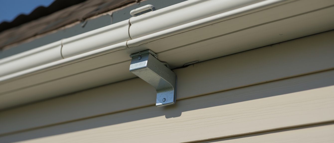 concealed durable gutter support