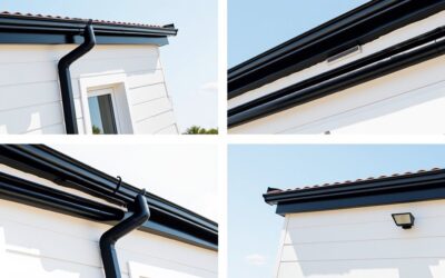 3 Reasons to Choose Black Gutters for a White House