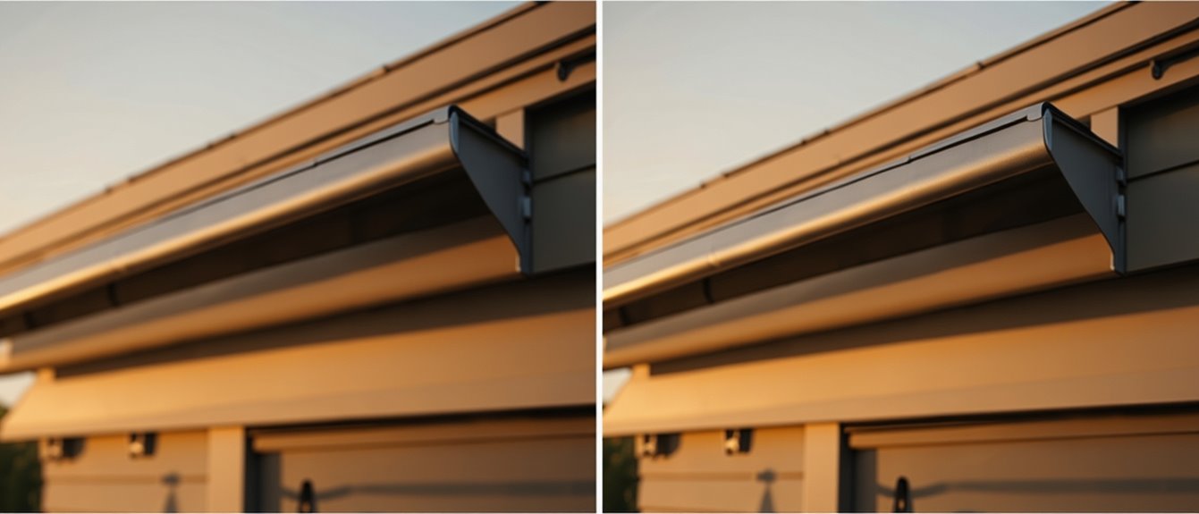 gutter size performance comparison