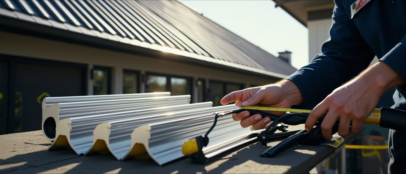 gutters for metal roofs