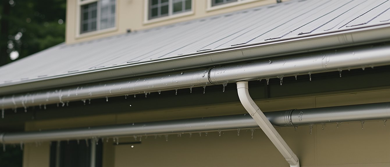 oversized gutters for heavy rainfall