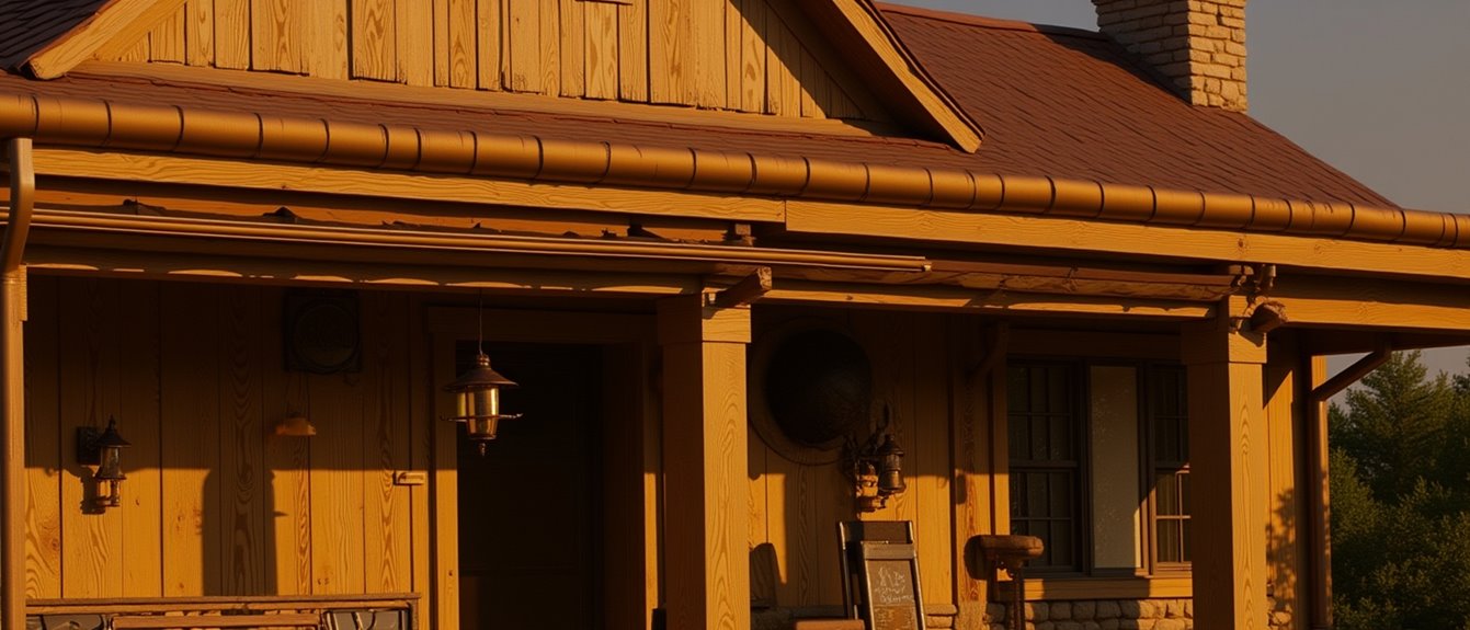rustic gutter color options