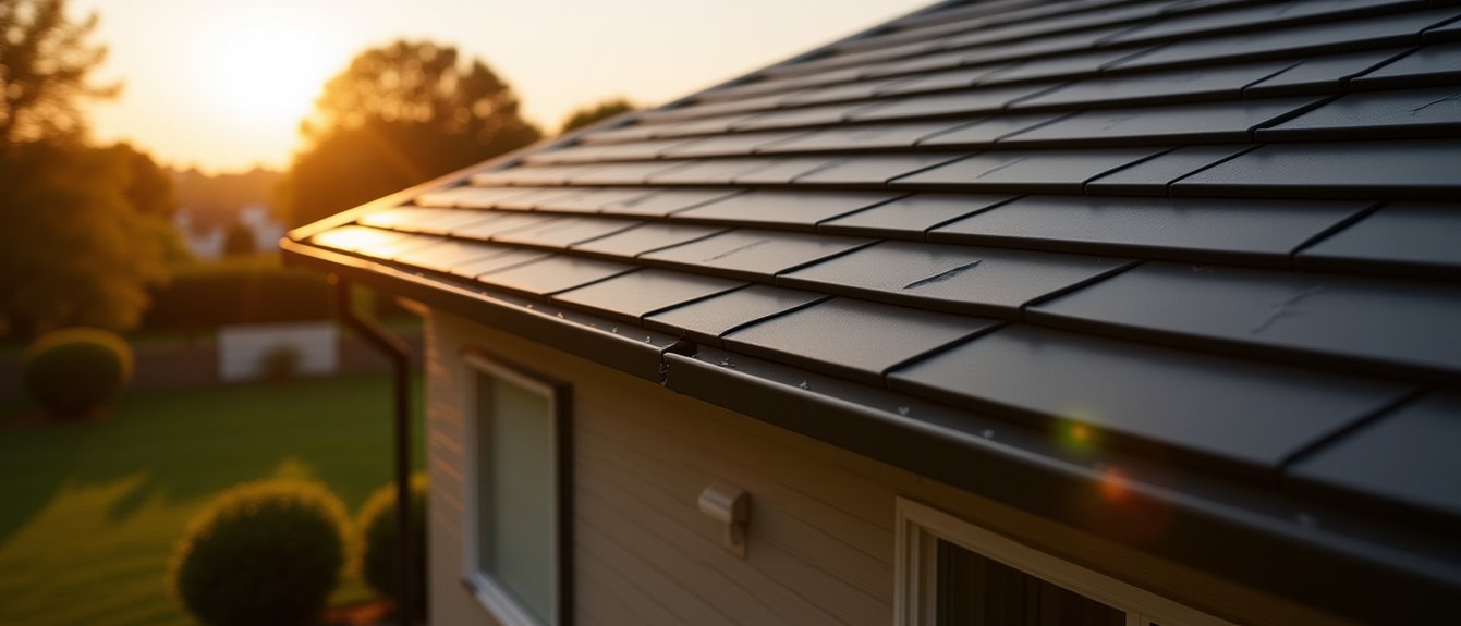 small gutters for low rainfall