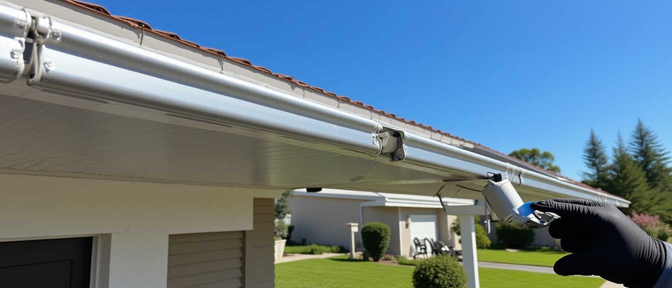 upgrade gutters and downspouts
